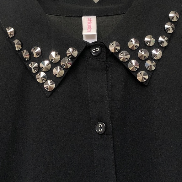 Beaded sheer blouse - Picture 1 of 3